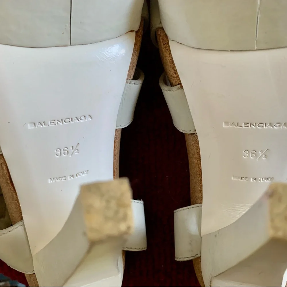 Balenciaga high heel , Platform Sandals. Vintage - Picture 7 of 9